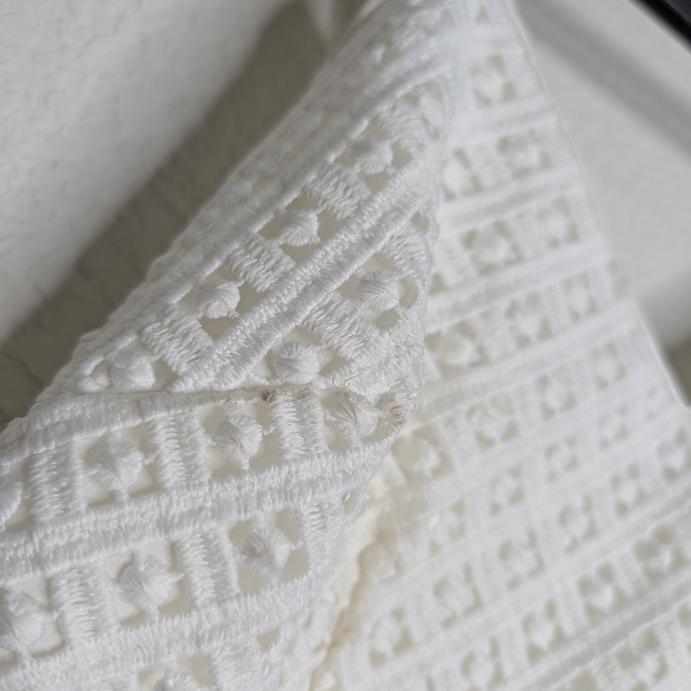 White House Black Market White Lace Midi Dress - Picture 11 of 12